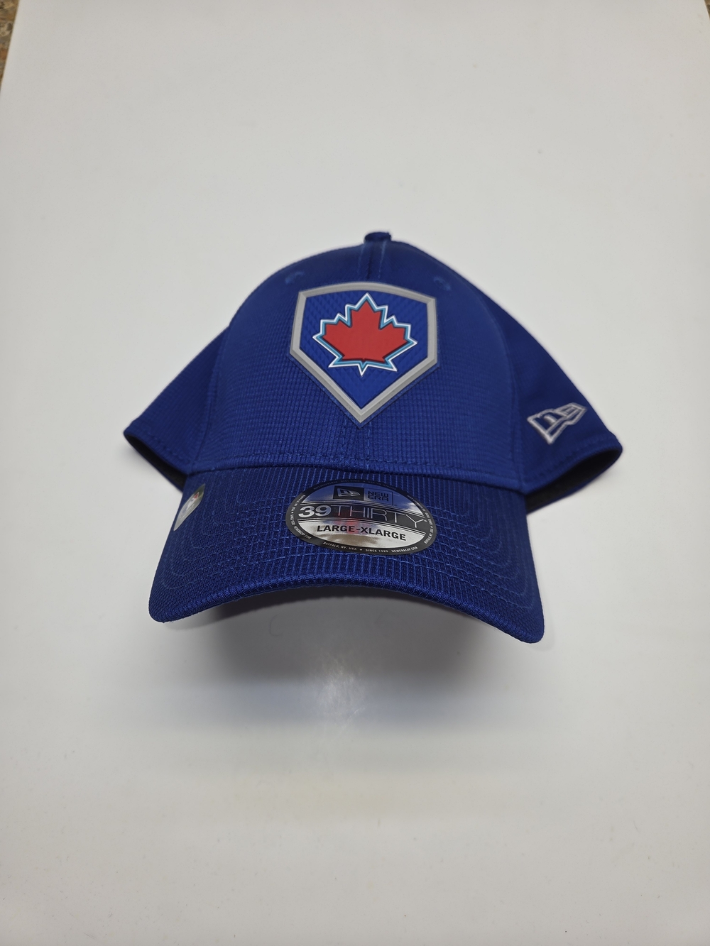 New Era Toronto Blue Jays 2021 Clubhouse 39THIRTY Flex Hat Blue Size L/Xl  MLB